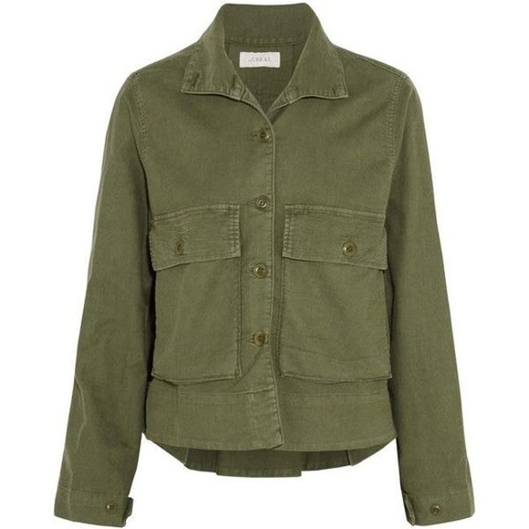 The Great Swingy Army Canvas Jacket in Army Green - Picture 8 of 8